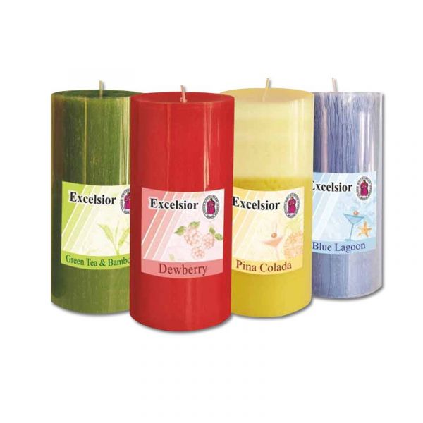 Scented Pillar Candles - 9 Inch