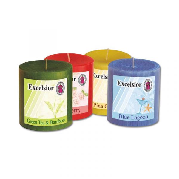Scented Pillar Candles - 3 Inch