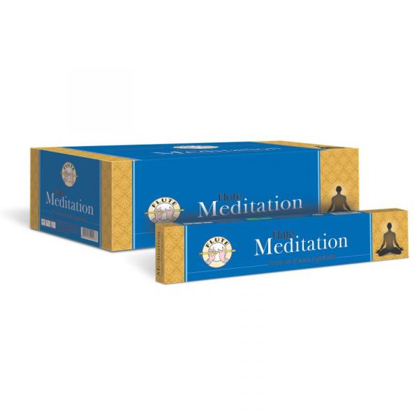 Flute Meditation Incense Stick - 8" 