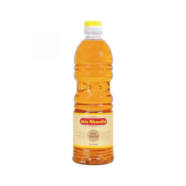 Om Shanthi Jasmine Pooja Oil - 500 ML