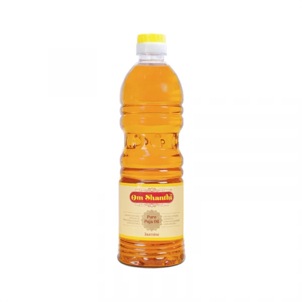 Om Shanthi Jasmine Pooja Oil - 500 ML